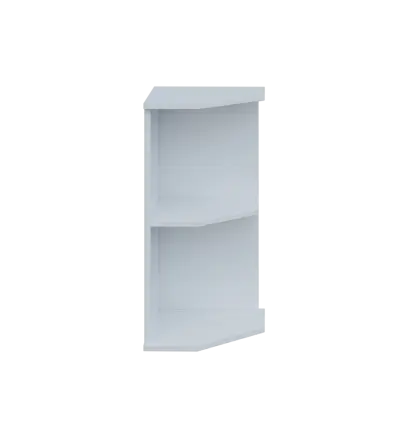 TZ 2 - 3 kancelářská skříň rohová, pravá, 750x360x400, bílá